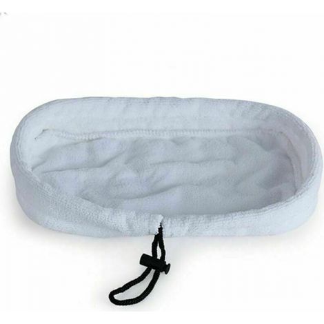 Chiffons Microfibre Lavables Universels pour Balai à Vapeur – Lot de 5 Pièces, 27 x 16 cm, Blanc