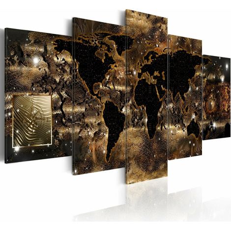 Tableau monde de bronze - 200 x 100 cm (1/4)