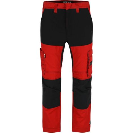Pantalon de travail homme Hector Herock® - Rouge - Multi-poches professionnelles (1/4)
