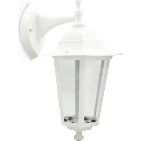 Lanterne de jardin bras supérieur blanc E27 60W Blanc GSC 000700073