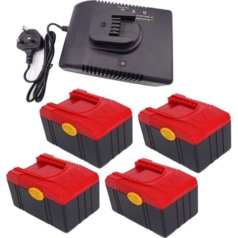 4X Batterie CTB6187 & Chargeur CTC620 pour Snap-On Batterie CTB6187 CTB6185 CTB4187 CTB4185 18V 3000mAh Lithium-Ion (1/5)