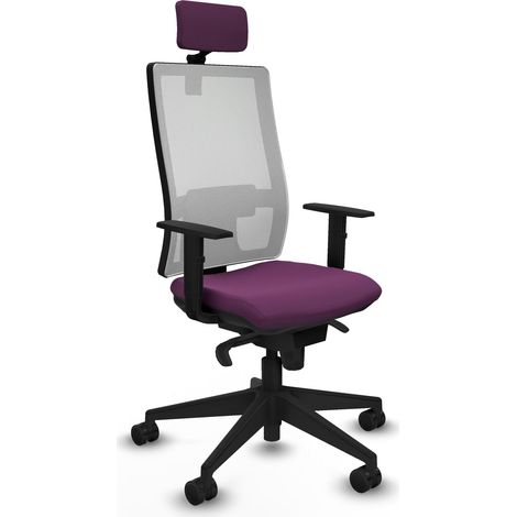 Sedia da ufficio piqueras y crespo Horna nero schiuma comoda