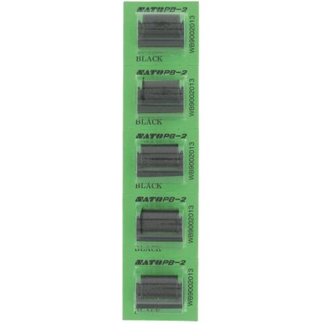 Rouleau étiqueteuse encreur Sato écriture noire - Lot de 5