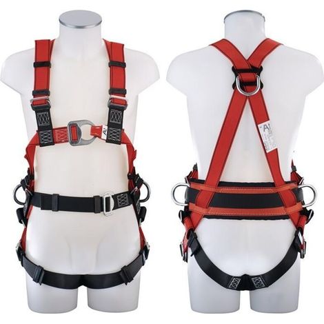 Harnais MAS63 Economie EN361 EN358 4 points, 100/140 mm dos p. taille 48-56