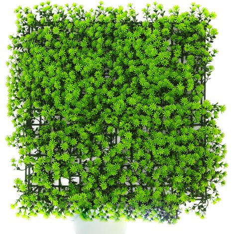Décorations de plantes vertes artificielles 2 pièces, armure de bouddha verte 50x50cm, décoration intérieure, plantes simulées de parasol extérieur (1/4)