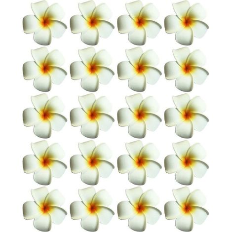 Fleurs artificielles blanches flottantes pour piscine (lot de 20)-Online Store (1/5)