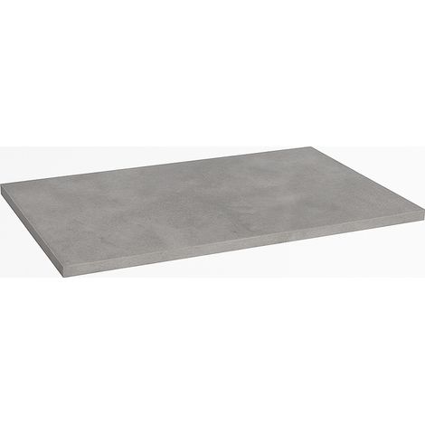 TOP IN LEGNO PER BASE MOD. UNIKA- cm 70x46x1,8 Olmo Cemento- DH- pezzi 1