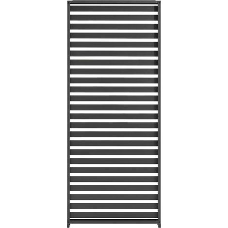 Persienne aluminium pour pergola - GAYA - Compatible PERGOLAGAYA - Gris - 229 x 93 cm (1/5)