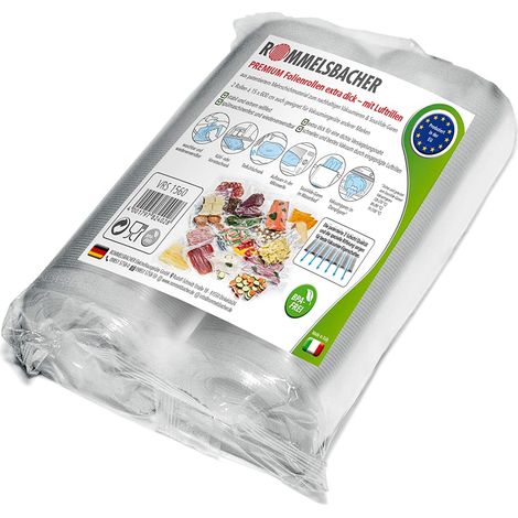Lot de 2 rouleaux pour appareil de mise sous vide 15 x 600 cm (Import Allemagne) (1/5)