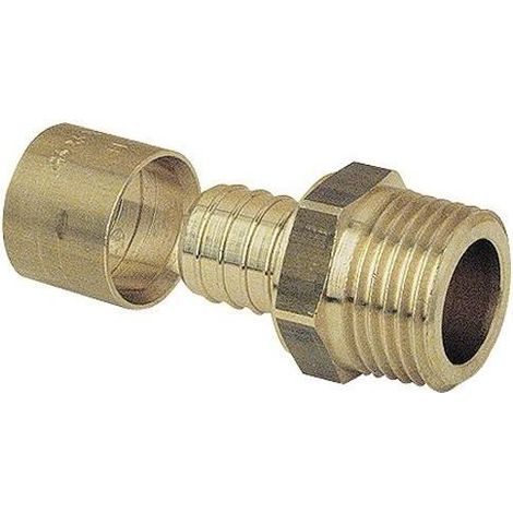 Garis Somatherm 2303-20-20 racor recto macho dorado