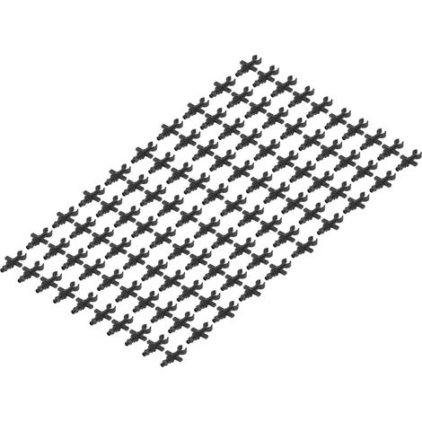 Kit de 100 embouts micro-barbelés pour tuyau d'arrosage 4/7 mm, pour l'irrigation de jardins et d'aménagements paysagers. (1/5)