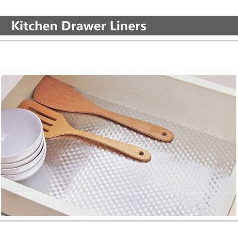Autocollant Adhésif PVC - Protection Antigraisse et Étanche pour Plans de Travail Arrière de Cuisine Étagères Tiroirs - 1 Pièce (1/5)