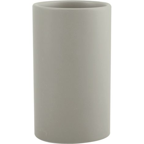 Gobelet Céramique TUBE-MATT Taupe mat Spirella