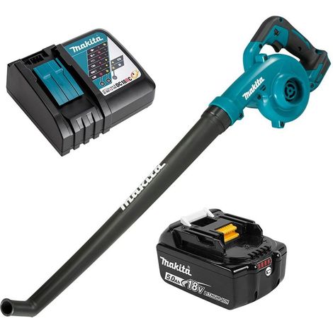 Makita DUB186RT 18v Cordless Garden Leaf Blower Lithium Ion Long Nozzle 1x 5.0ah