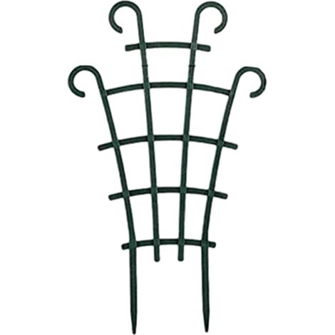 Support Pour Plantes Grimpantes - Support En Forme De Corne De Mouton - Treillis Modulaire Pour Clematis Et Lianes - 27 x 17 cm - 1 Pièce (1/5)