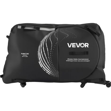 VEVOR Fahrrad Transporttasche, mit TSA-Schloss, Stützplatten, Schutzvorrichtungen & Gabelstabilisierung, Geeignet für Fahrräder mit max. Radstand von 130 cm für Flugreisen & Outdoor-Aktivitäten (1/5)