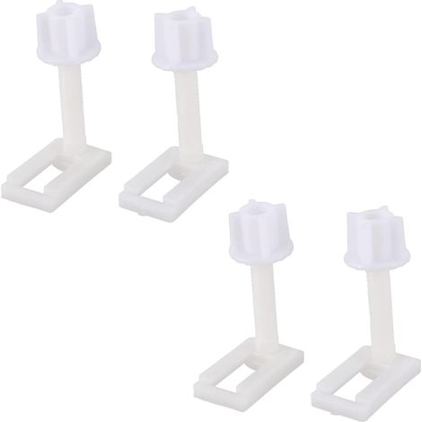 4Pcs Plastique Siège De Toilette Vis (1/5)