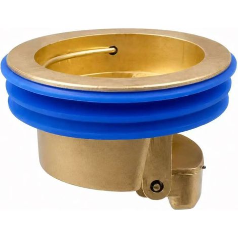 (golden)Floor Drain Core, All Copper, Odor Proof Core, Drain Guard Sewer Backflow Preventer, Deodorization Drain Plug Hair Stopper, Hair (1/4)