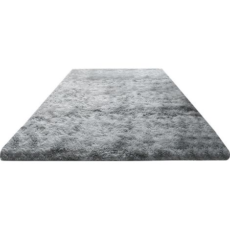 [NEVER USED] Shaggy Living Room Rug - 160 x 230cm - Grey - Soft Polypropylene Fiber - Non-slip