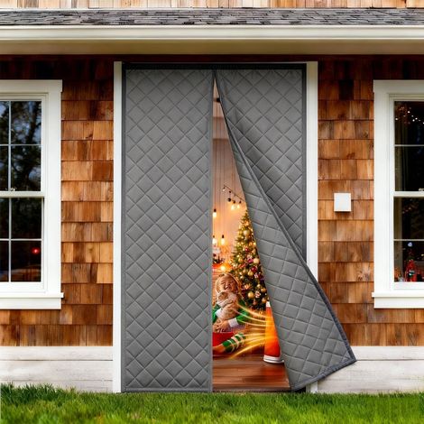 Rideau de Porte Magnétique Isolant Thermique, Anti Froid (1/5)