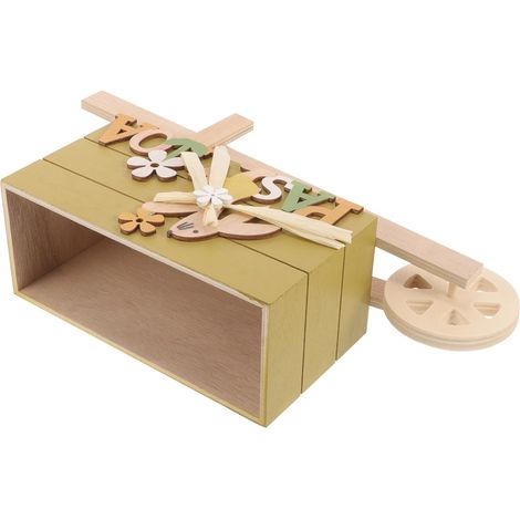 Chariot de Pâques Décoration de Table pour Intérieur Centre de Table Accessoire Pratique pour Événements et de Pâques (1/5)