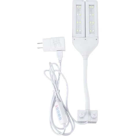 Lampe LED pour aquarium, pince réglable, alimentation USB, pour poissons et plantes aquatiques, 100–240 V-AquaForge (1/2)