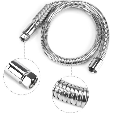 Doccia manuale bidet/shattaf per WC – acciaio inox – alta pressione – tubo flessibile – moderno