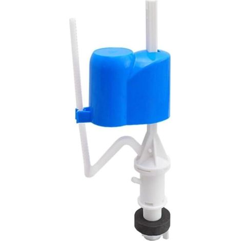 UlisemPlastique 1/2" Chasse d'eau entrée latérale Valve de remplissage d'arrivée, Remplacement Du Système de Chasse D'Eau (1/3)