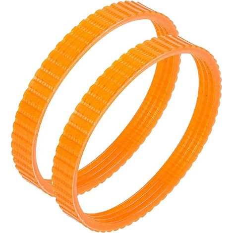 1900B Ersatz-Zahnriemen für Elektrohobel, 3/8 Zoll Breite, Orange, 2er-Pack
