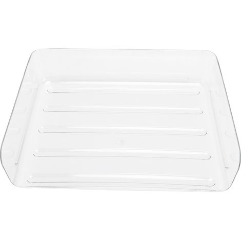 Ensemble de 4 bacs de rangement papier acrylique transparent empilables format supérieur A4 pour maison bibliothèque classe bureau (1/5)