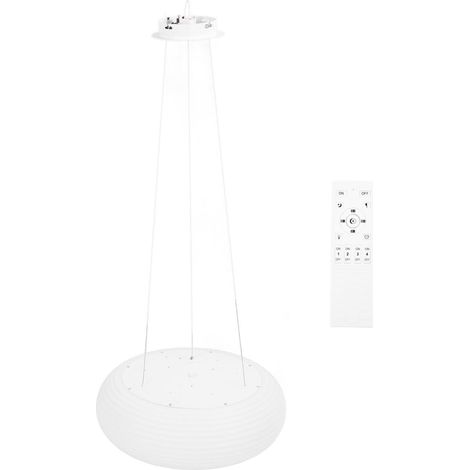 Ortviai Suspension Moderne LED pour Îlot de Cuisine ou Salle à Manger – Abat-jour Blanc Laiteux, Diam. 20 cm, 3 Températures de Couleur
