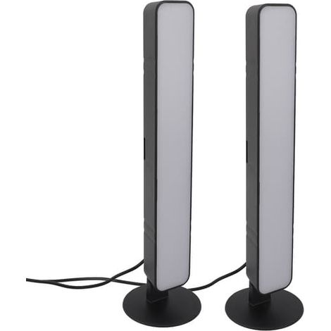 Bande lumineuse RGB pour jeux vidéo, télécommande 24 touches, alimentation USB, lampe d'enregistrement sonore pour PC de jeu et décoration de salle de jeux (1/5)