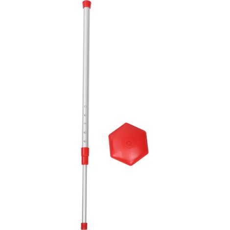 Perche télescopique en alliage d'aluminium pour sac de golf, support de maintien rigide, bras de protection réglable (1/5)