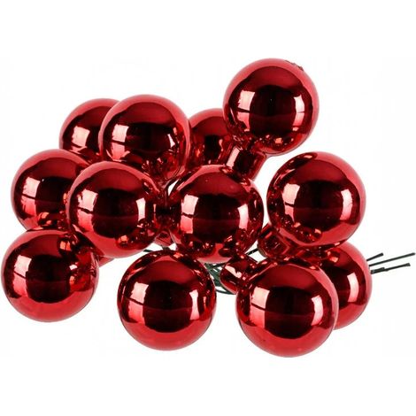 Palline in vetro per albero di natale decorazione natalizia da Ø 2.5 cm , confezione da 144 pezzi -Oro lucido (1/5)