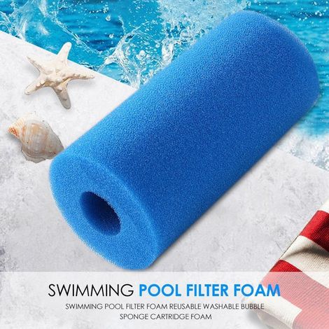 Filtre Pour Piscine Type B - Cartouche En Éponge Lavable Réutilisable - Compatible Avec Pompe À Filtre Type B - 1 Pièce (1/5)