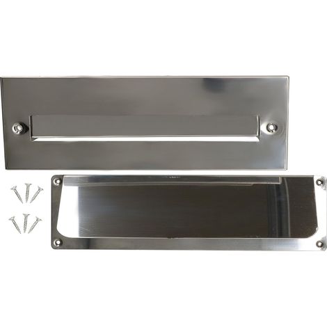 KOTARBAU Clapet pour porte d'entrée - 275 x 90 mm - En acier inoxydable (1/5)