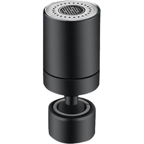 Buse de robinet de lavabo 2 modes, robinet à dosseret rotatif à 360 °, aérateur en laiton, évier de cuisine, robinet pressurisé aérateur barboteur (1/3)