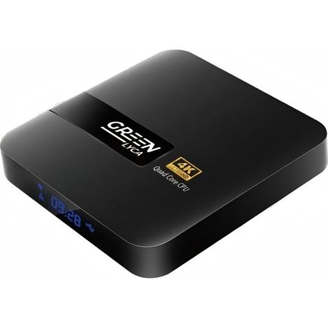 Box Smart TV Green Lyca G-1330 - 4K Ultra HD, Android, Wi-Fi, HDMI, Controle Remoto (1/2)