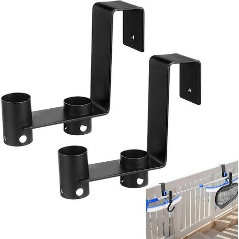 Ganchos para colgar，Ganchos para toallas，Ganchos para colgar en el borde de la piscina，juego de 2 ganchos de almacenamiento resistentes