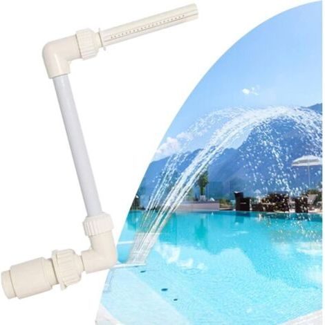 Fontaine Cascade de Piscine, Fontaine d'Arrosage de Piscine Pulvérisation de Refroidissement Hors Sol Hauteur Réglable Accessoires de Piscine pour Bassin Jardin Extérieur (1/5)