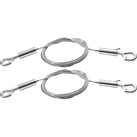 Ensemble de câbles suspension pour tableaux, longueurs réglables 1 m (1/5)
