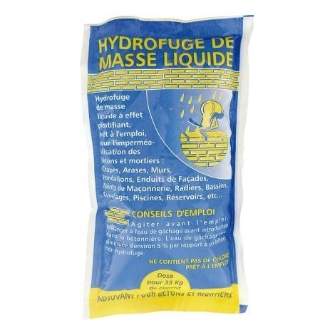 Adjuvant Hydrofuge liquide concentré pour béton et mortier - 20 L Blanc laiteux - MATPRO
