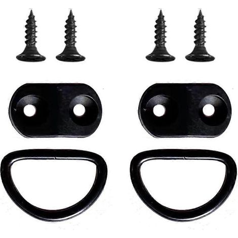 Set mit 2 robusten Gepäcknetzhaken, Gepäcksicherungshaken, Fahrzeugsicherung (97 Zeichen)