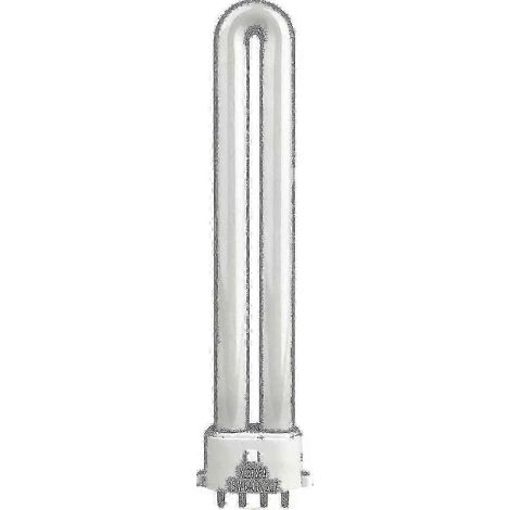 Ampoule fluocompacte 9 W lumière du jour, culot 2G7, 4 broches, 6400 K (1/2)