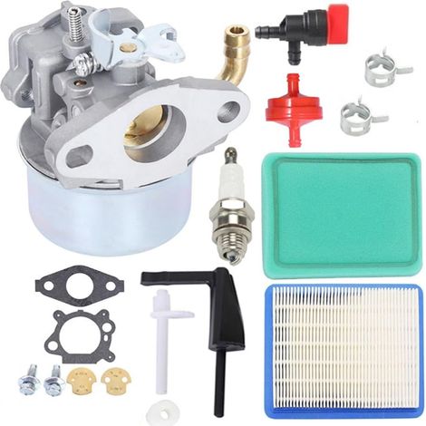 Kit de reemplazo de carburador para motor de cortacésped 798653 698860 698474 694508 696981 795069 698859 con accesorios completos (1/4)