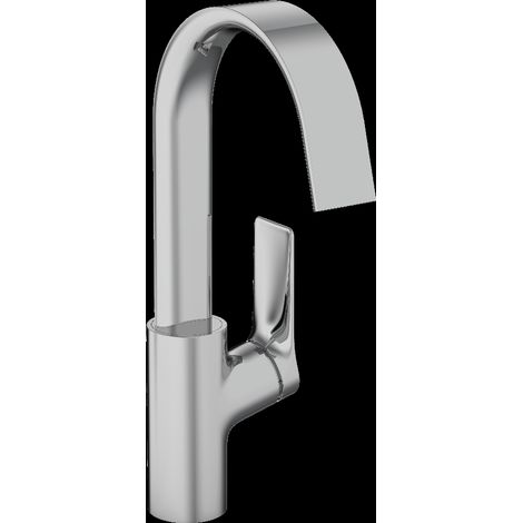 Hansgrohe Vivenis - Waschtischarmatur mit Ablauf und schwenkbarem Auslauf, EcoSmart, verchromt 75030000 (1/2)