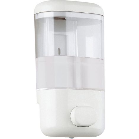 DISPENSER SAPONE DA PARETE PUSH PRO IN PLASTICA BIANCO - DIM.CM (LXPXH):11X9X20,8  - GDY