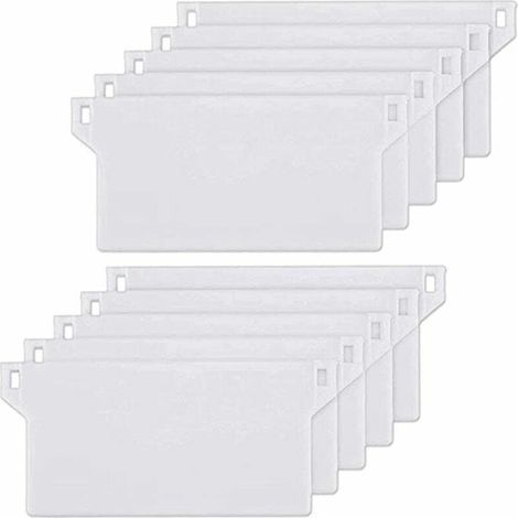 AGE 10pcs Plaque de Lestage Store Californien Poids Lest Stores Verticaux Plaque Lestage Store Lamelle Verticale 127mm Pièce Rechange Blanche (1/5)