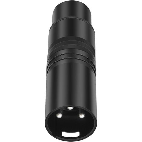 Adaptateur mâle-femelle à verrouillage 3 broches, convient aux microphones, studios d'enregistrement, scènes, transmissions en direct, multicolore. (1/5)