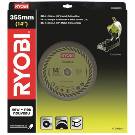 Disque à tronçonner les métaux Ryobi 127105, 1 x 355 mm (1/5)